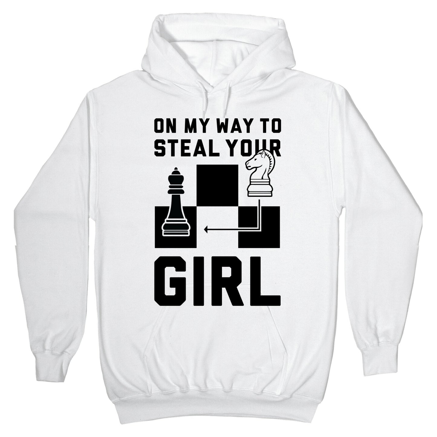 On My Way To Steal Your Girl Chess Hoodie