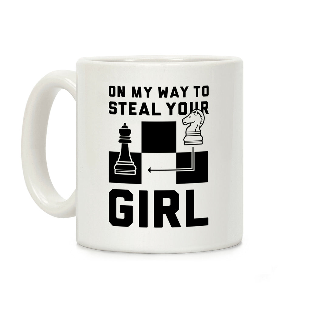 On My Way To Steal Your Girl Chess Coffee Mug