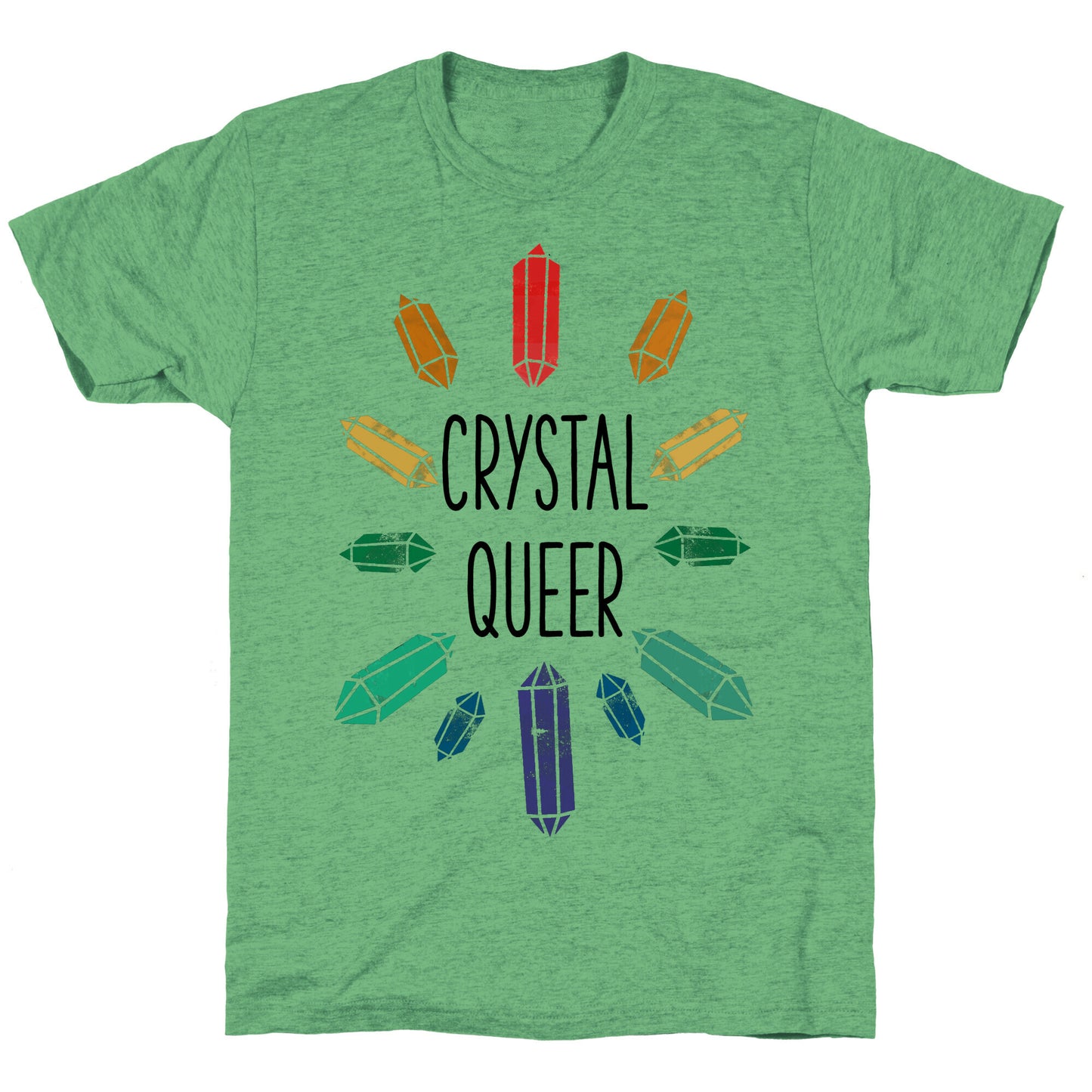 Crystal Queer Unisex Triblend Tee