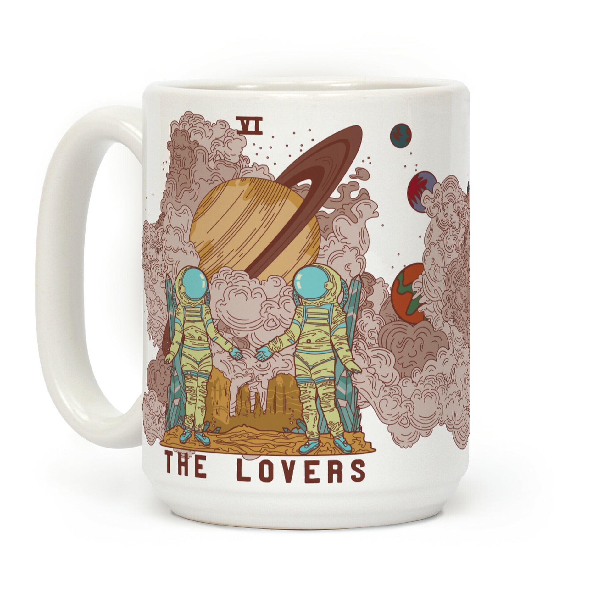 The Lovers in Space Coffee Mug