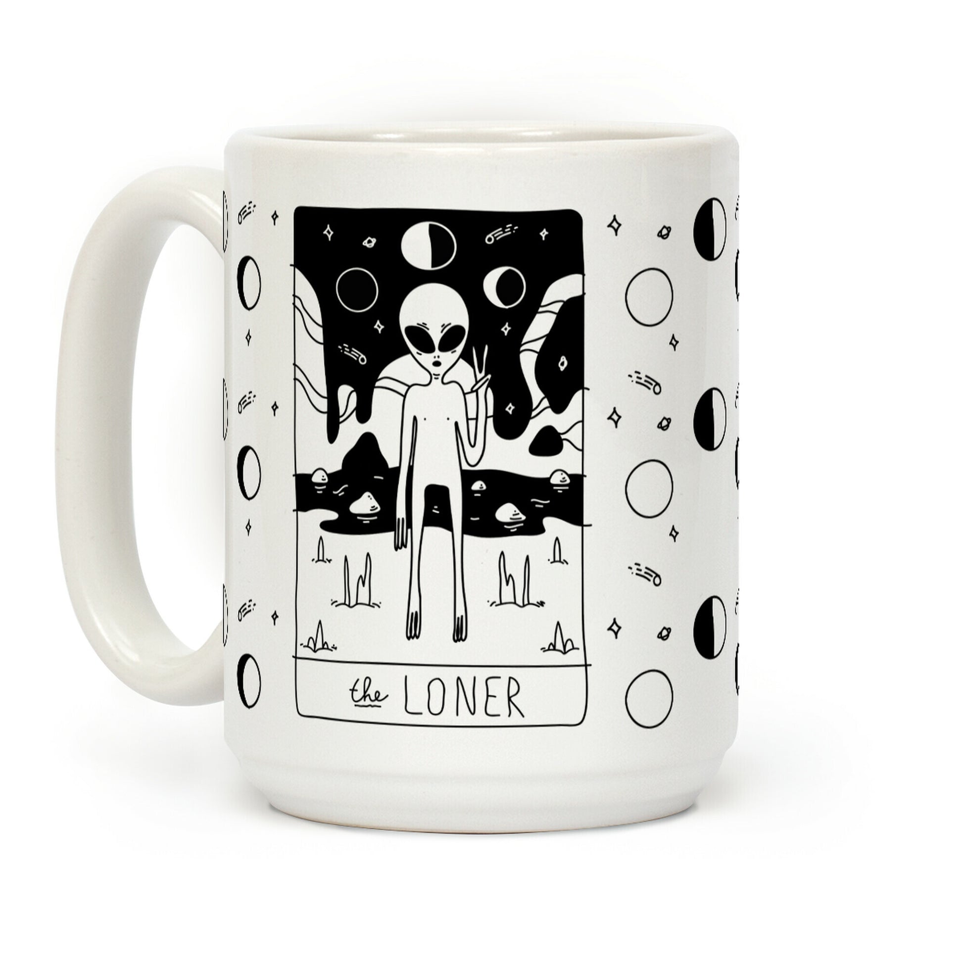 Loner Tarot Card Coffee Mug