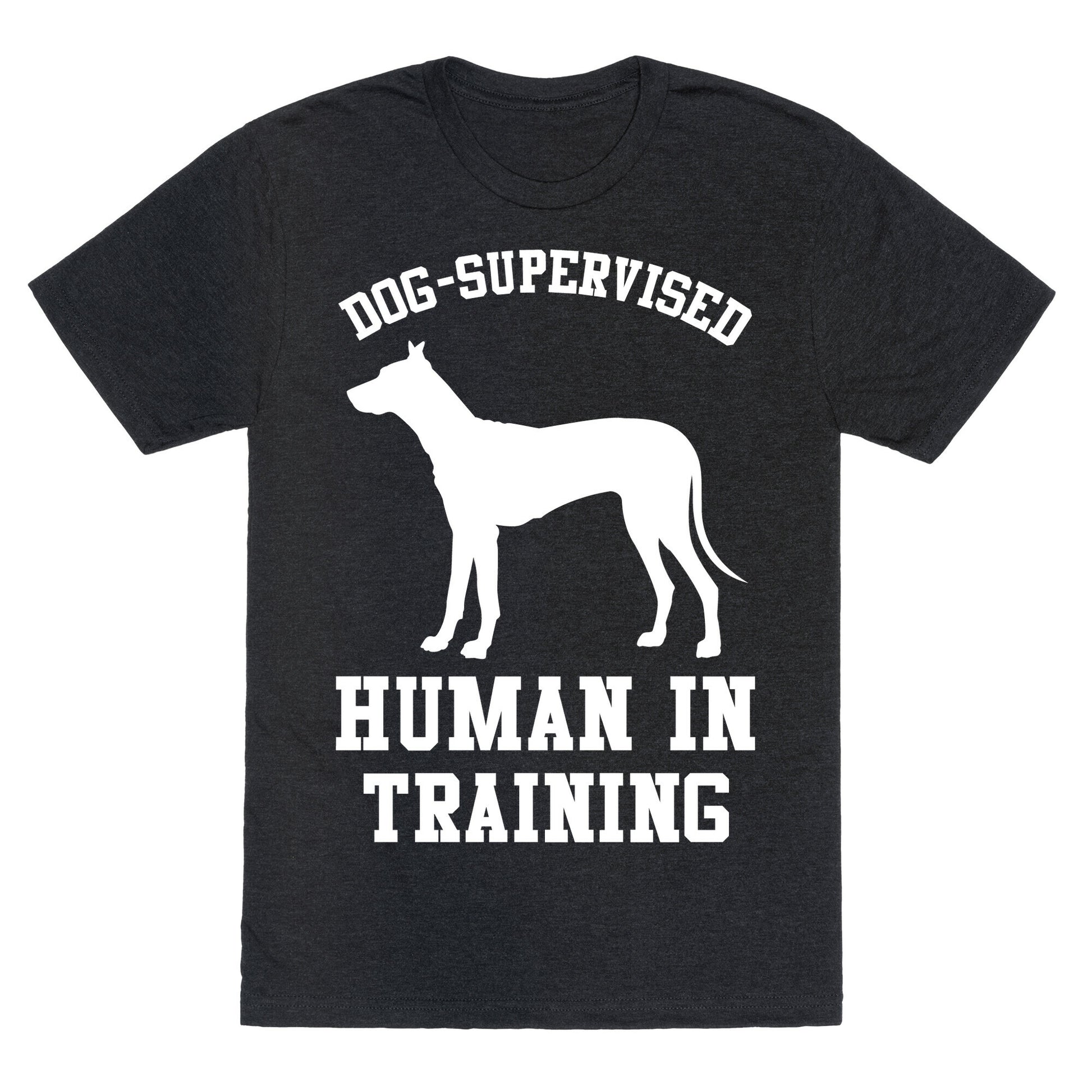 Dog Supervised Human in Training Unisex Triblend Tee