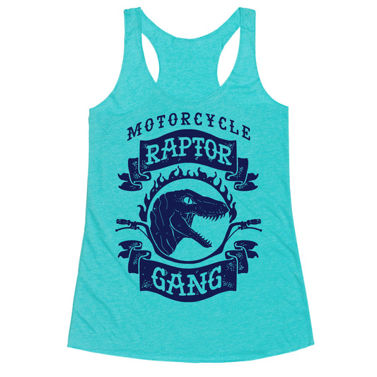 Motorcycle Raptor Gang Racerback Tank