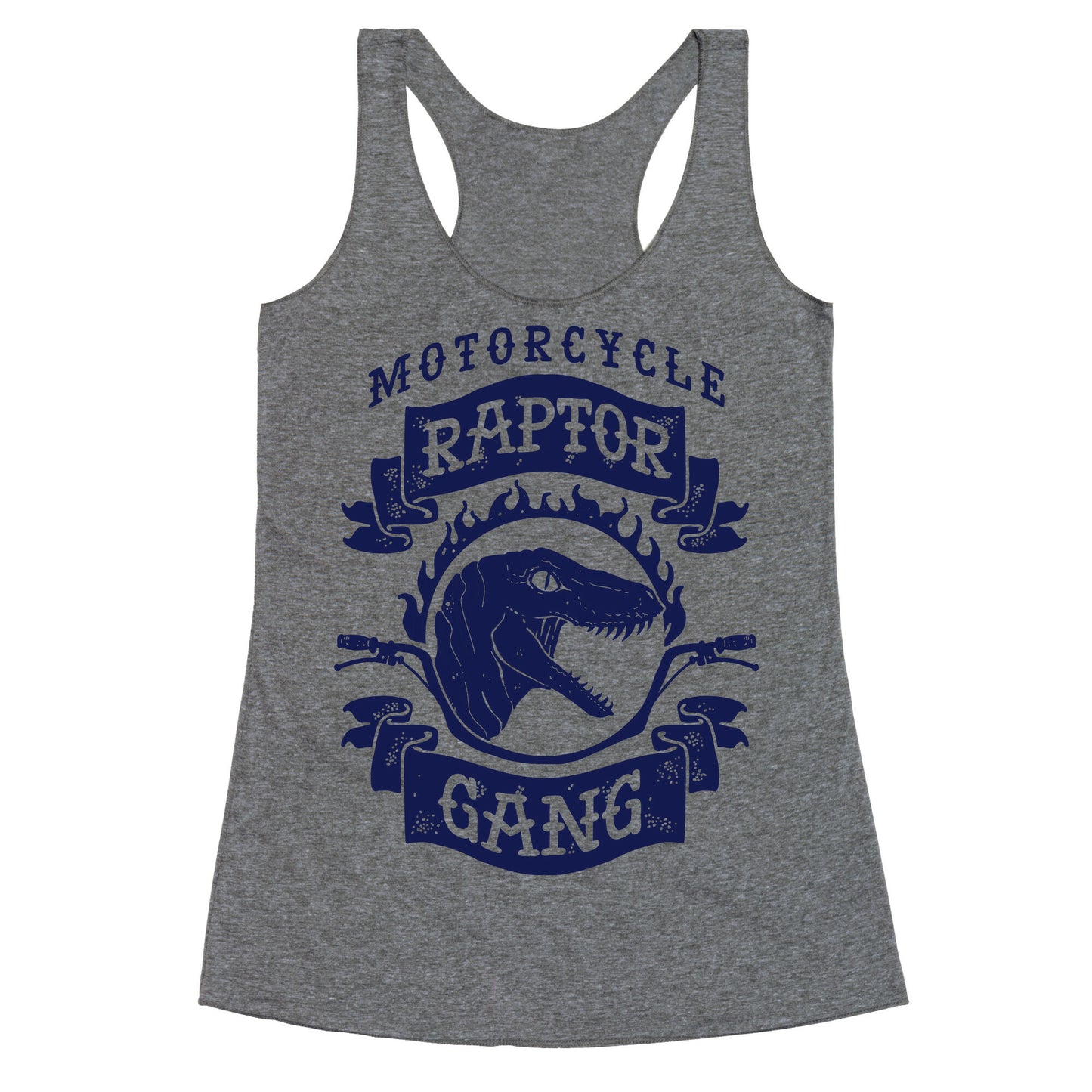 Motorcycle Raptor Gang Racerback Tank