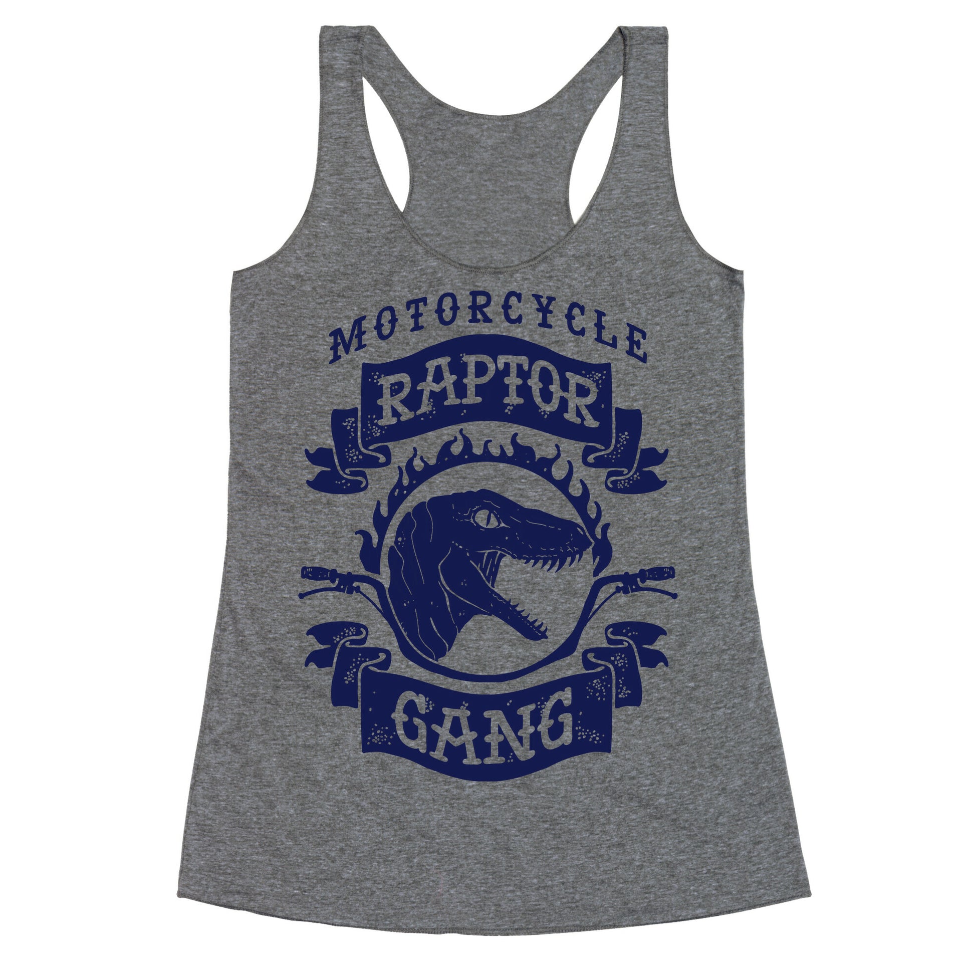 Motorcycle Raptor Gang Racerback Tank