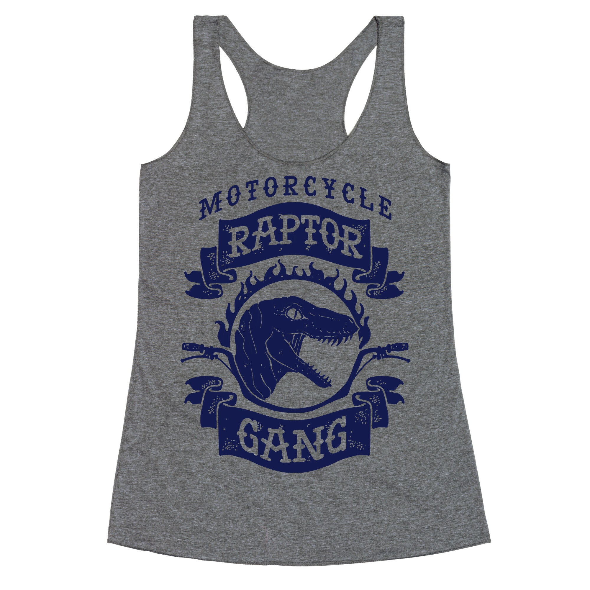 Motorcycle Raptor Gang Racerback Tank