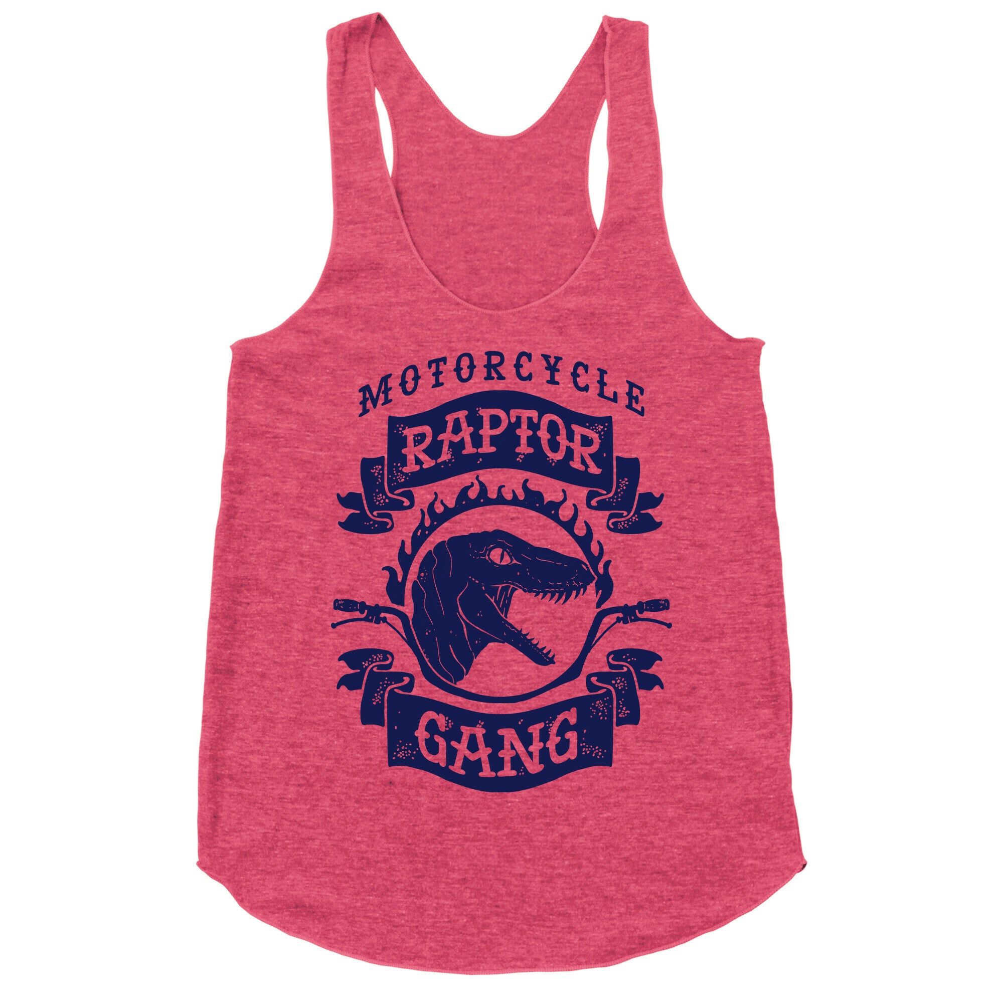Motorcycle Raptor Gang Racerback Tank