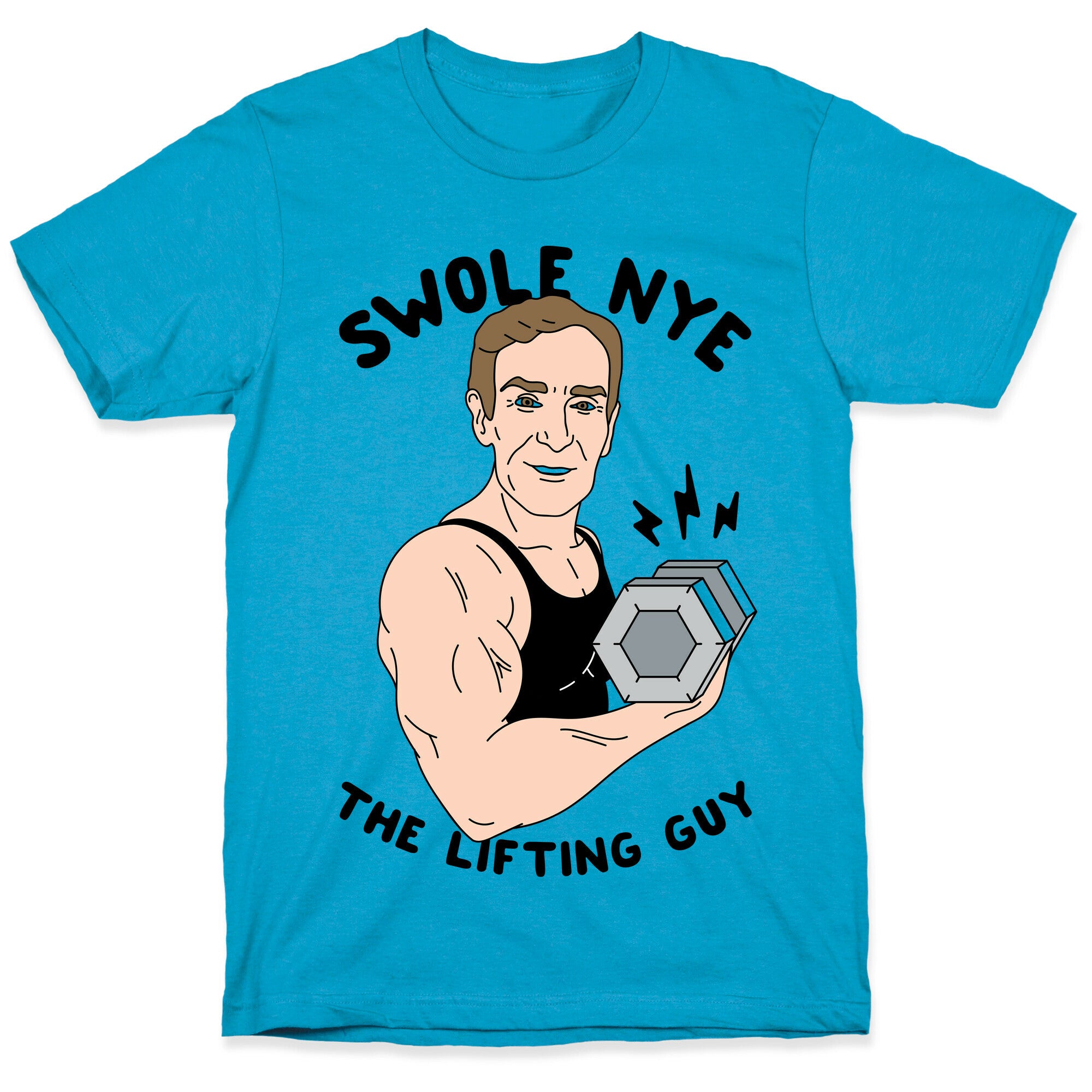 Swole Nye The Lifting Guy Unisex Triblend Tee