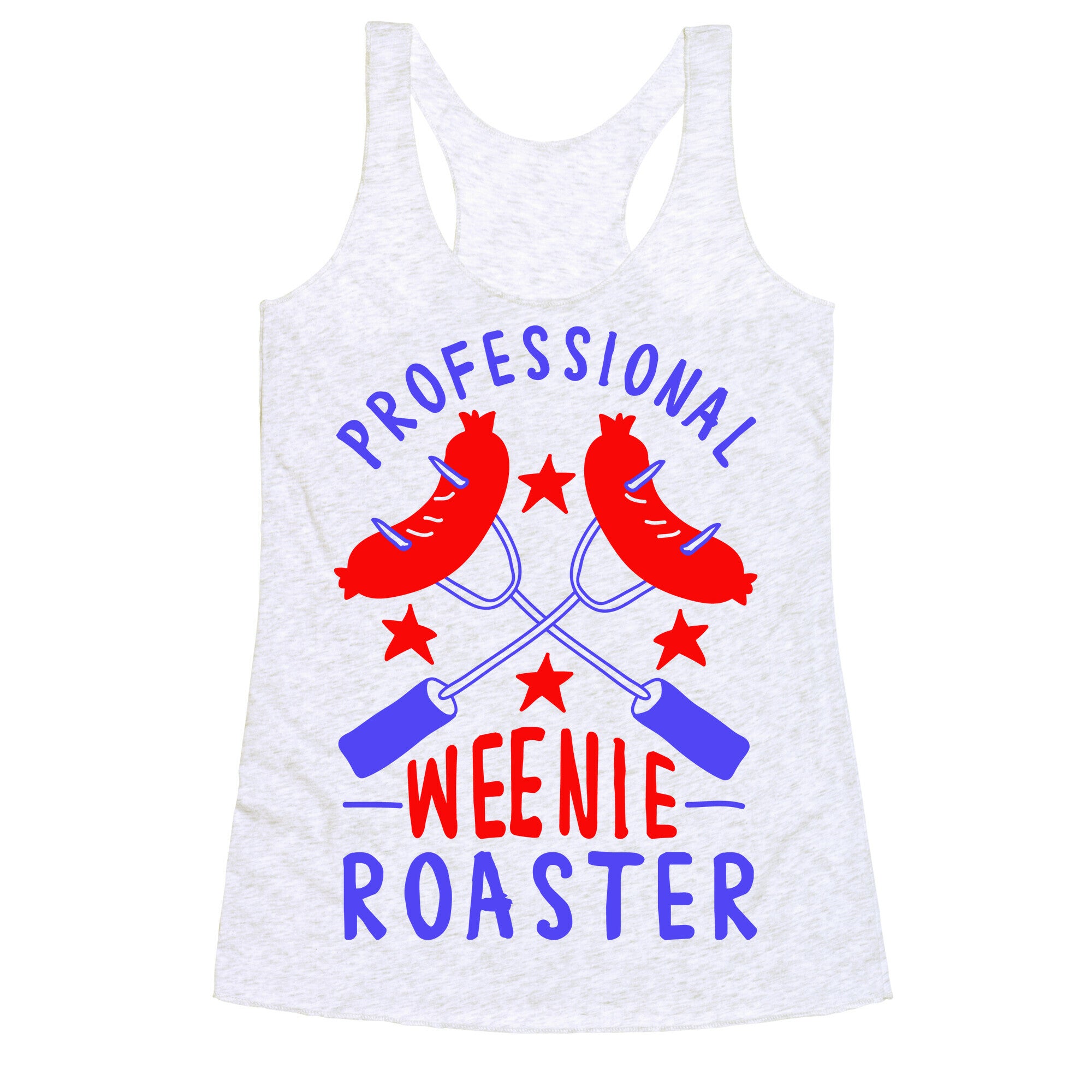 Professional Weenie Roaster Racerback Tank