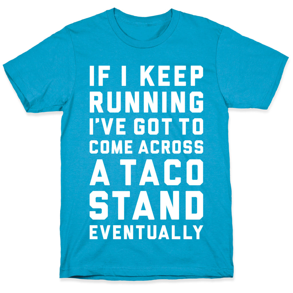 Running To A Taco Stand Unisex Triblend Tee