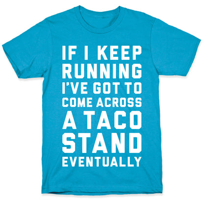 Running To A Taco Stand Unisex Triblend Tee