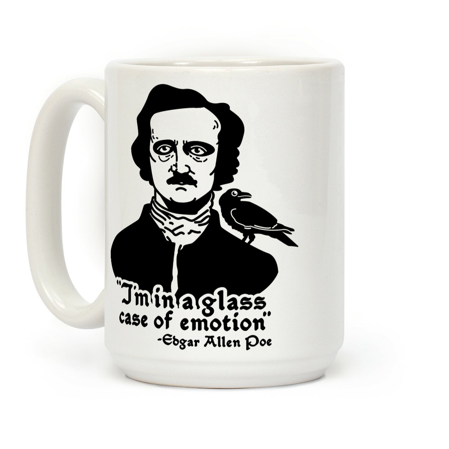 Poe in a Glass Case of Emotion Coffee Mug