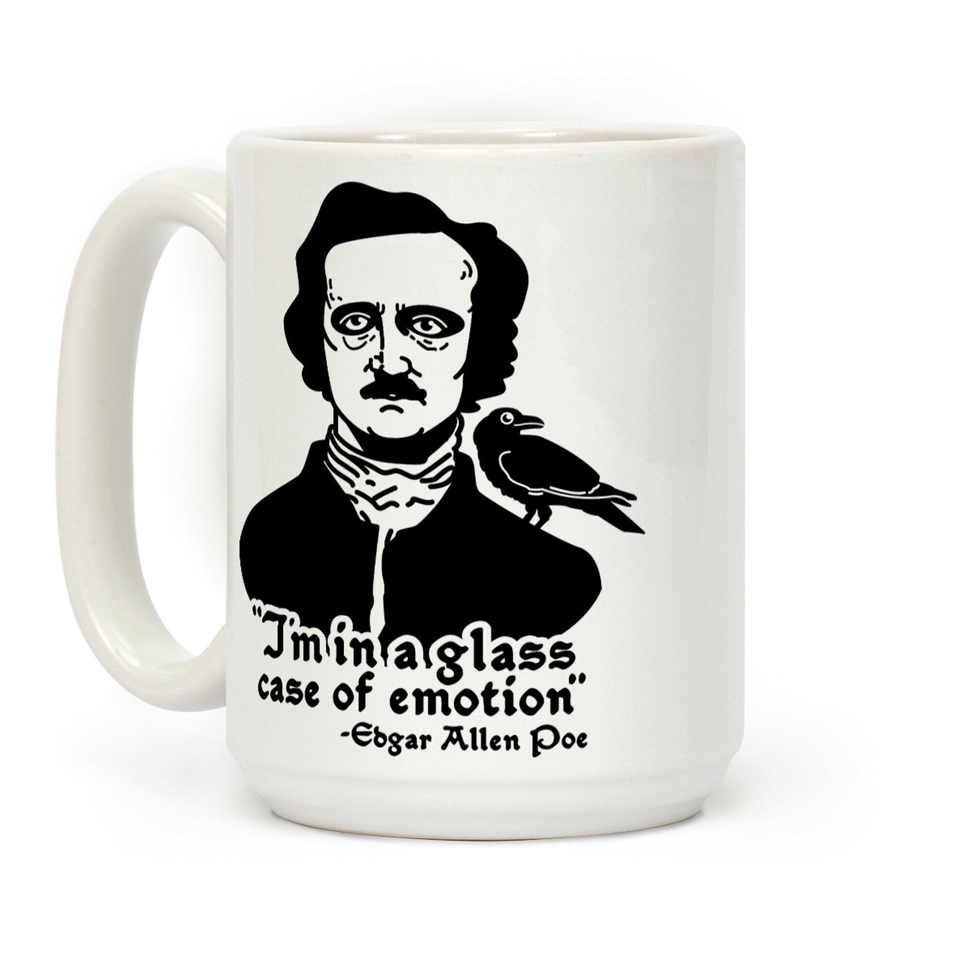 Poe in a Glass Case of Emotion Coffee Mug