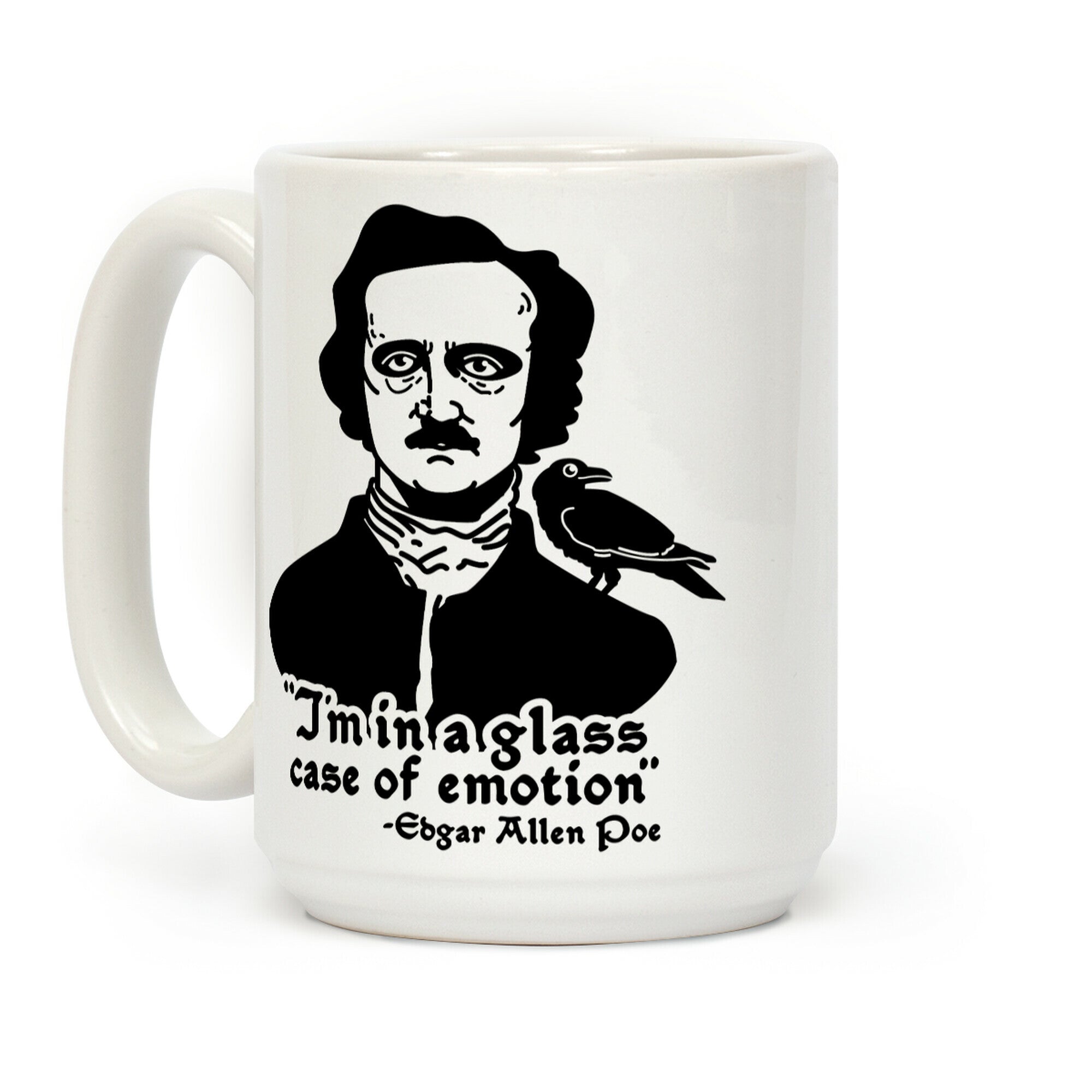 Poe in a Glass Case of Emotion Coffee Mug