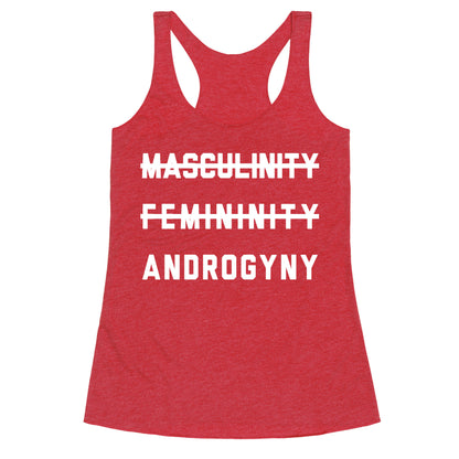 Masculinity Femininity Androgyny Racerback Tank