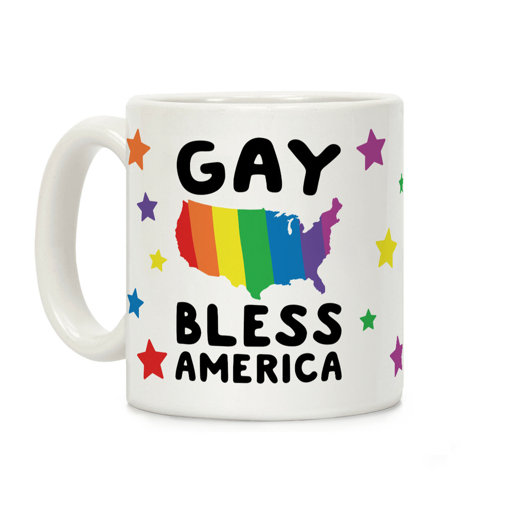 Gay Bless America Coffee Mug