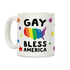 Gay Bless America Coffee Mug