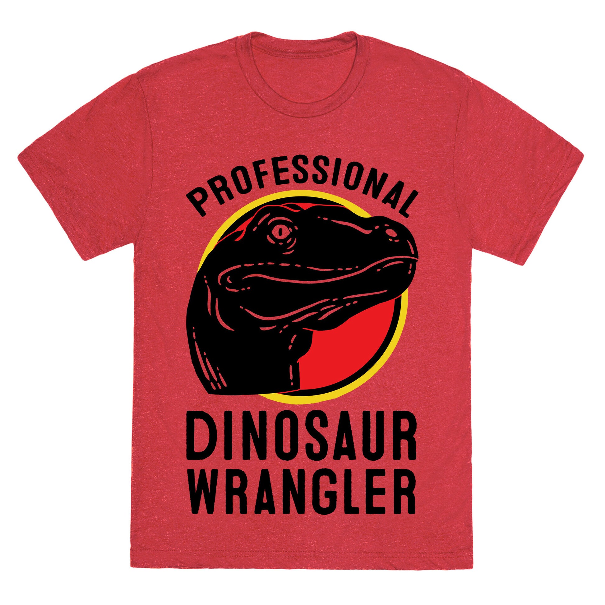 Professional Dinosaur Wrangler Unisex Triblend Tee