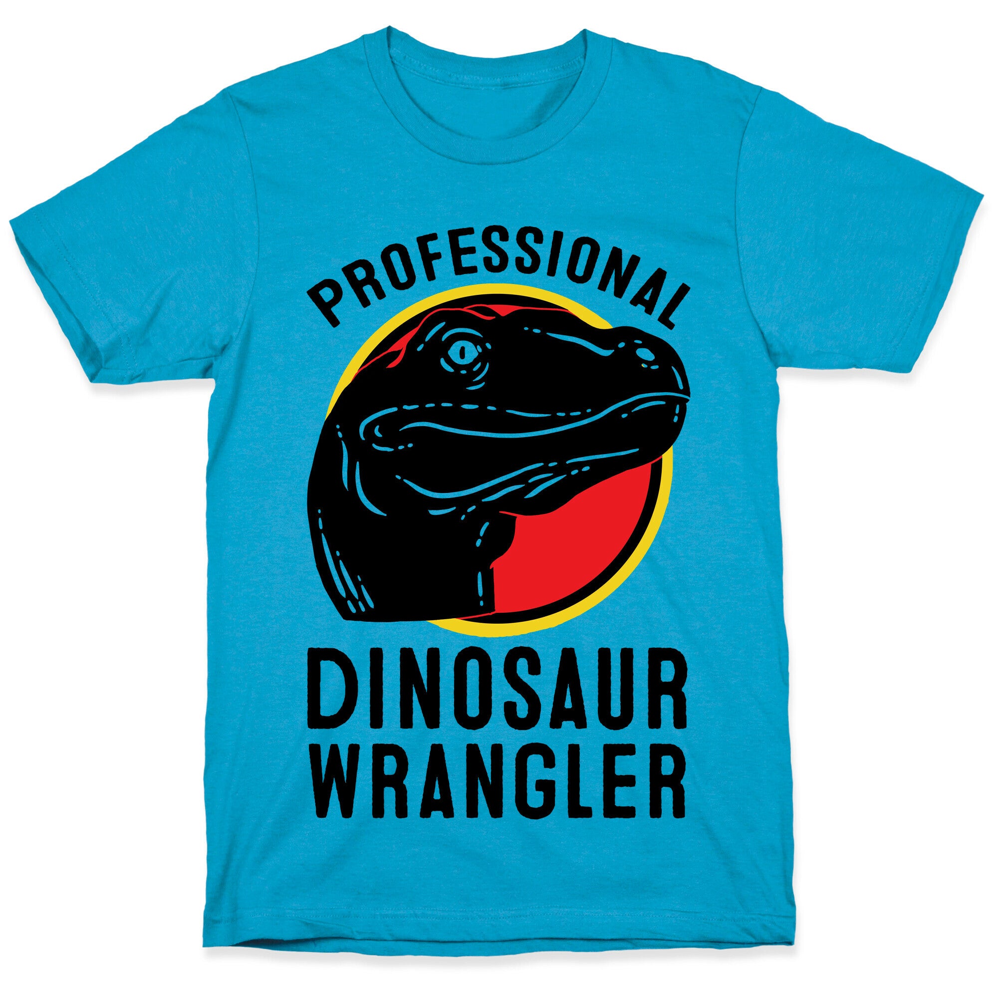 Professional Dinosaur Wrangler Unisex Triblend Tee