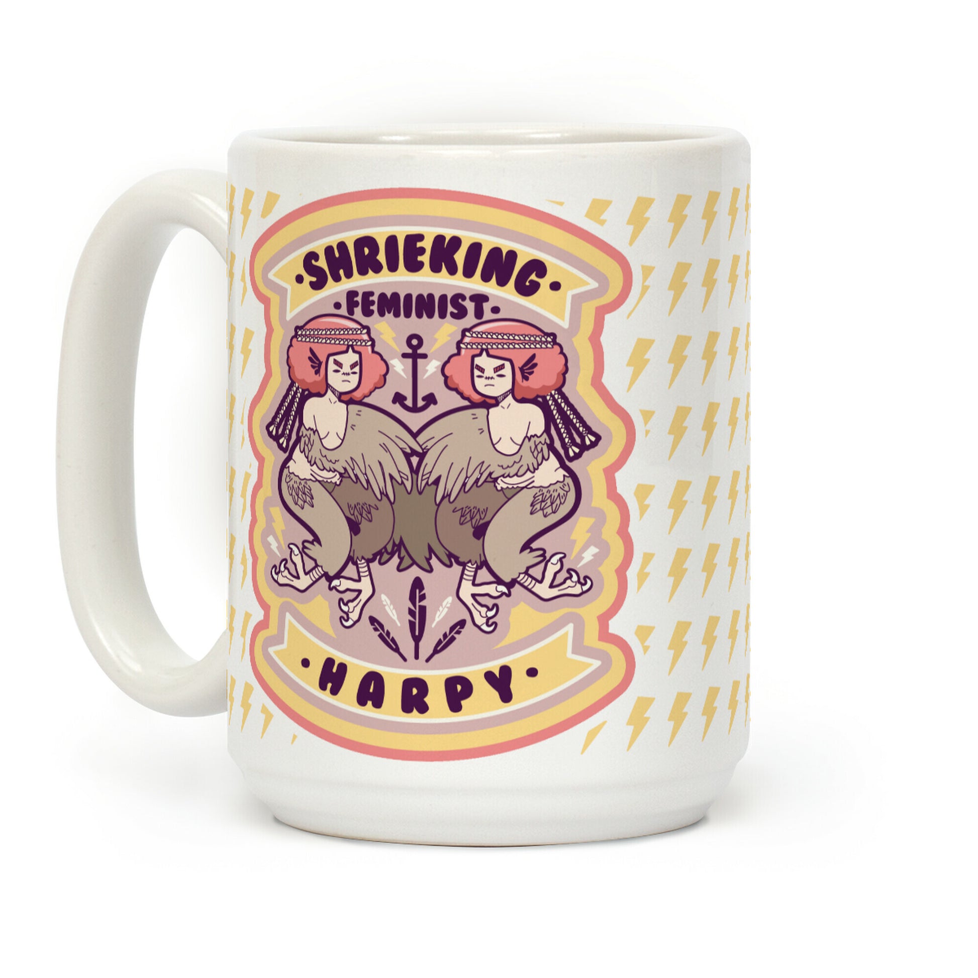 Shrieking Feminist Harpy Coffee Mug
