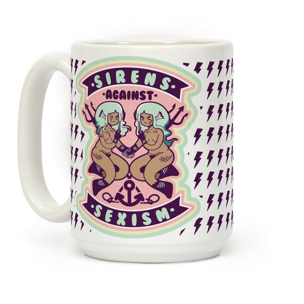 Sirens Against Sexism Coffee Mug