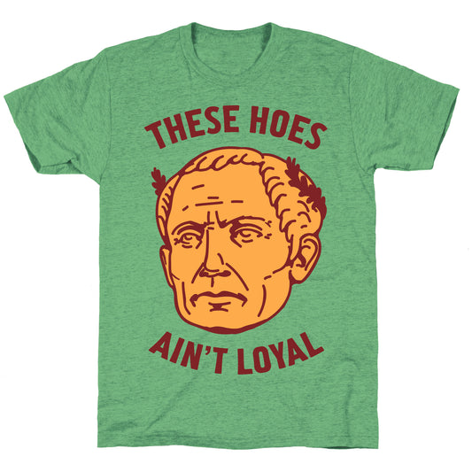 These Hoes Ain't Loyal Julius Caesar Unisex Triblend Tee