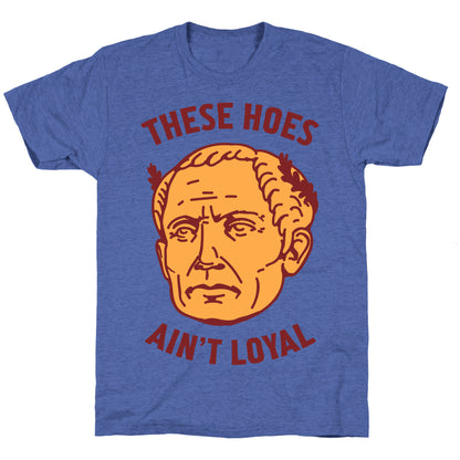 These Hoes Ain't Loyal Julius Caesar Unisex Triblend Tee