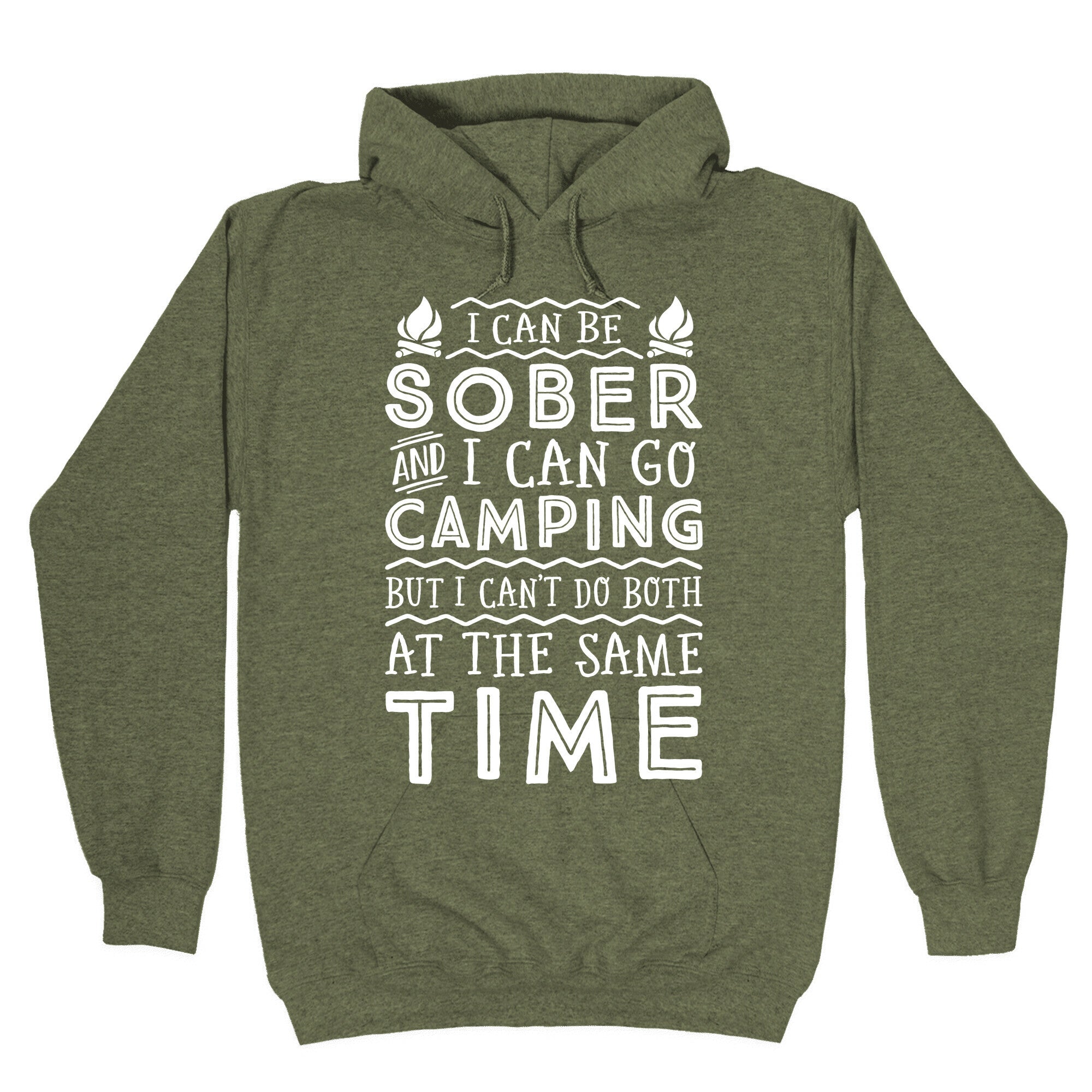 Sober Camping Hoodie