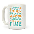 Sober Camping Coffee Mug