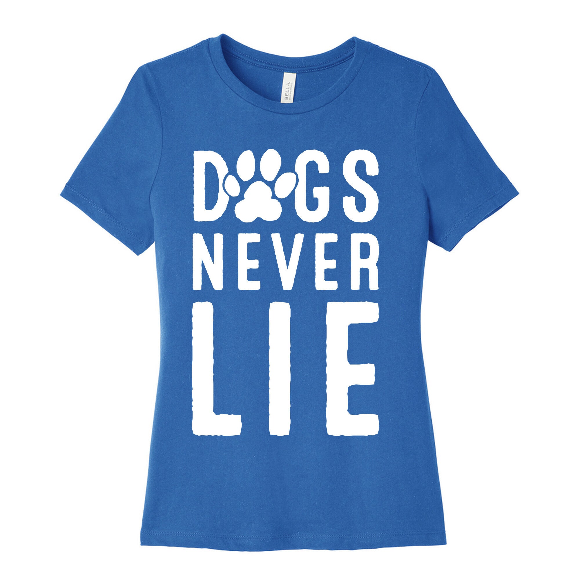 Dogs Never Lie Women's Cotton Tee