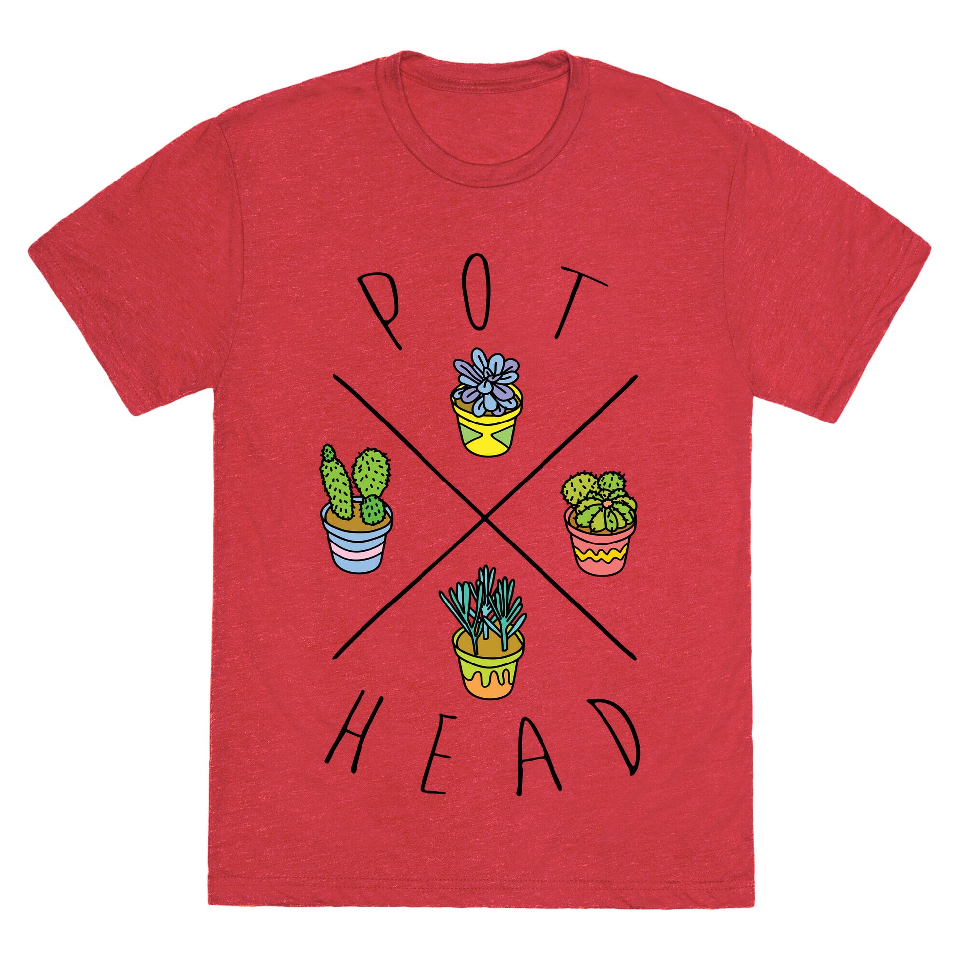 Pot Head Succulents Unisex Triblend Tee