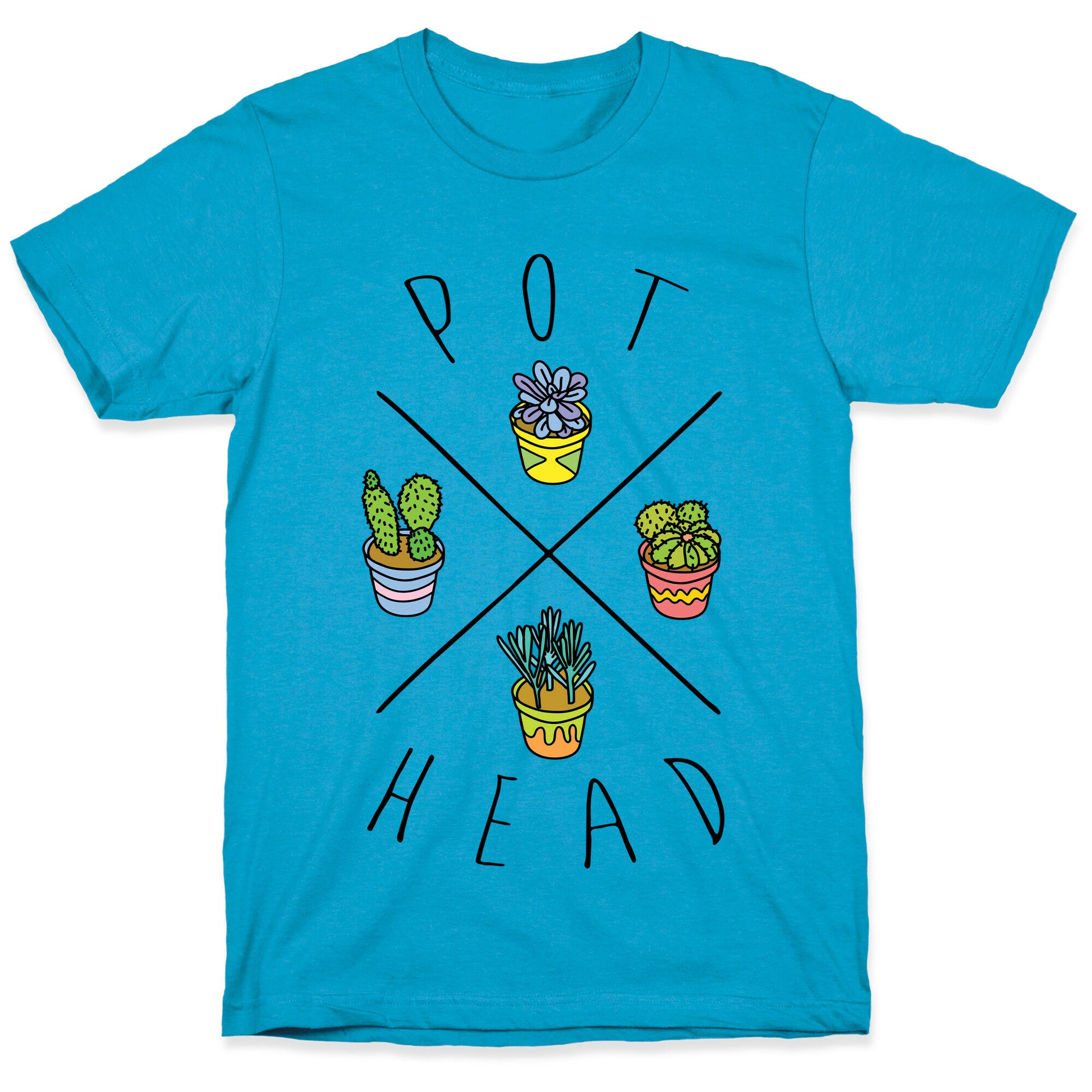 Pot Head Succulents Unisex Triblend Tee