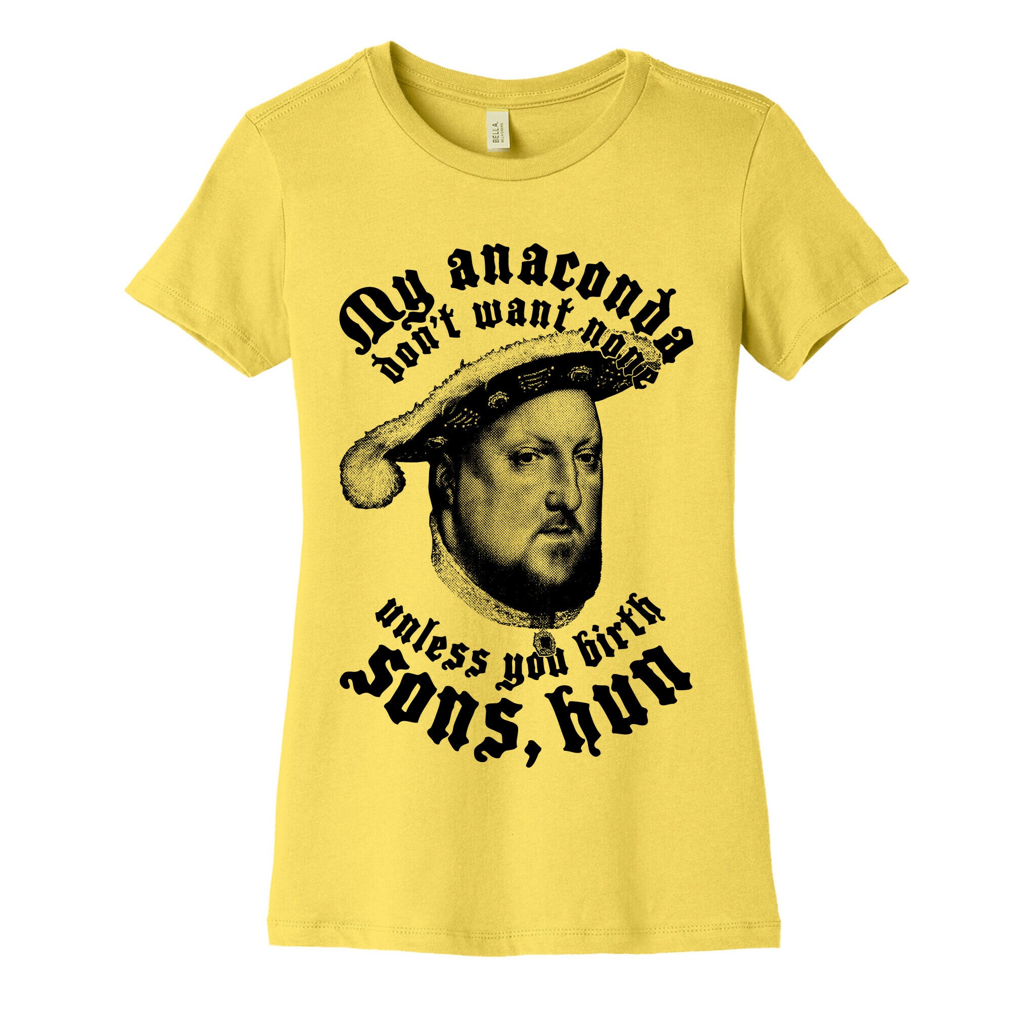 Henry VIII Anaconda Women's Cotton Tee