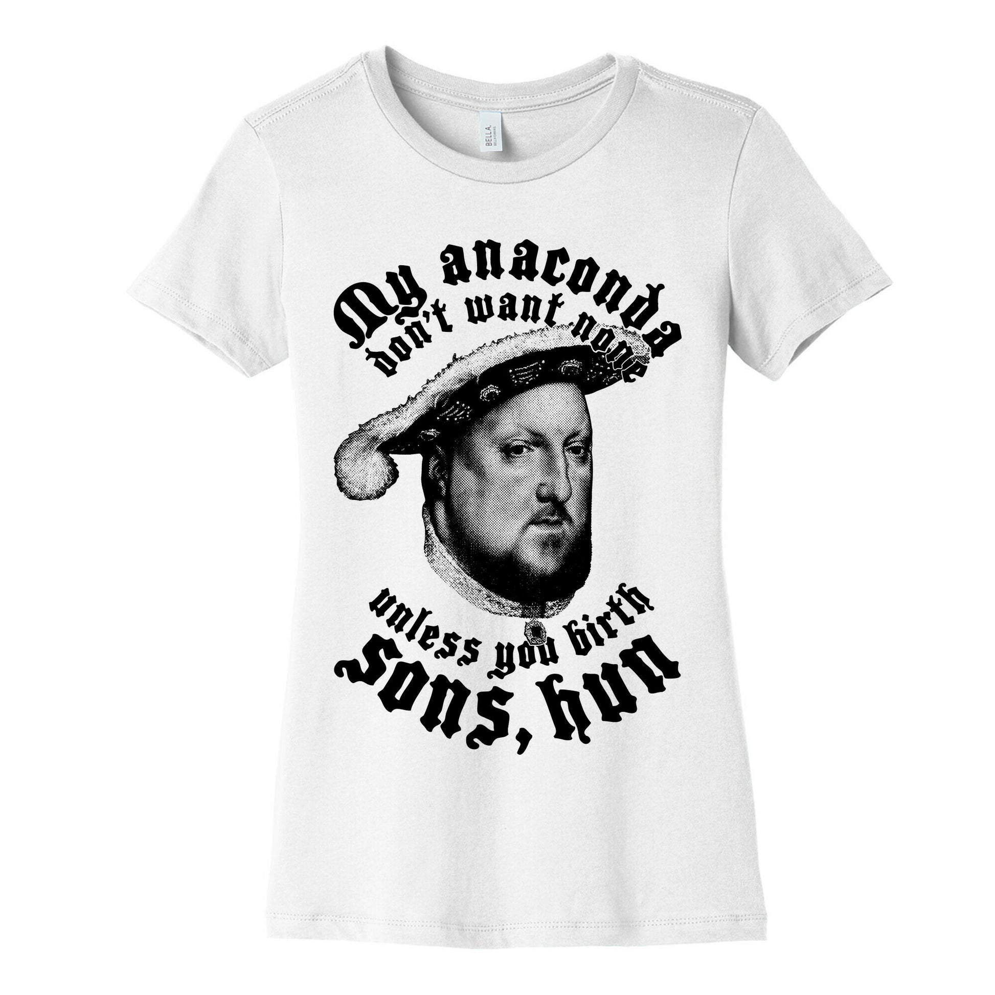 Henry VIII Anaconda Women's Cotton Tee