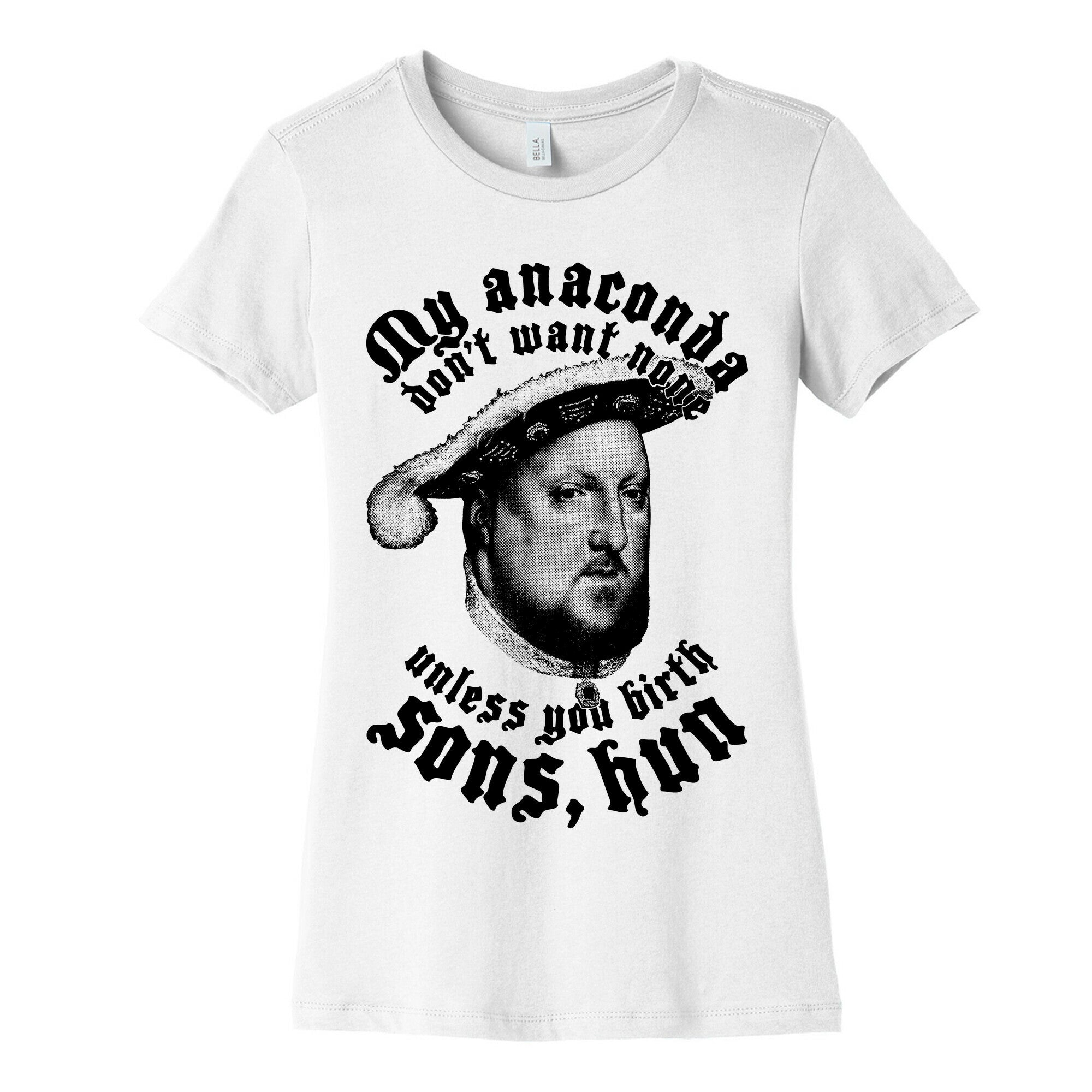 Henry VIII Anaconda Women's Cotton Tee