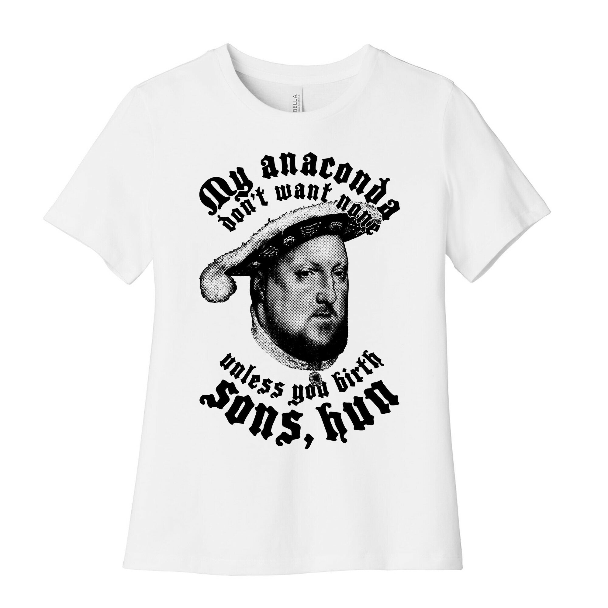 Henry VIII Anaconda Women's Cotton Tee