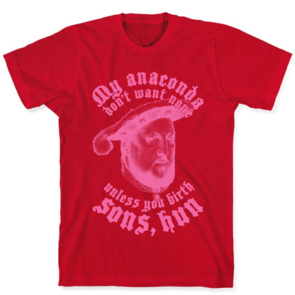 Henry VIII Anaconda T-Shirt