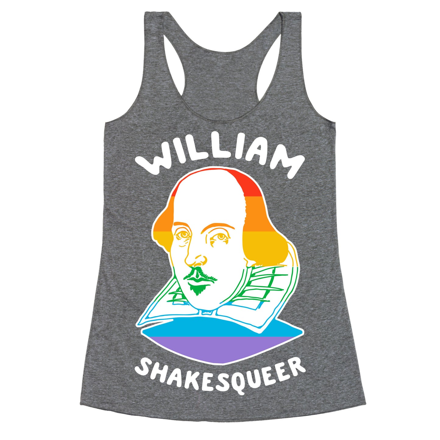 William ShakesQueer Racerback Tank