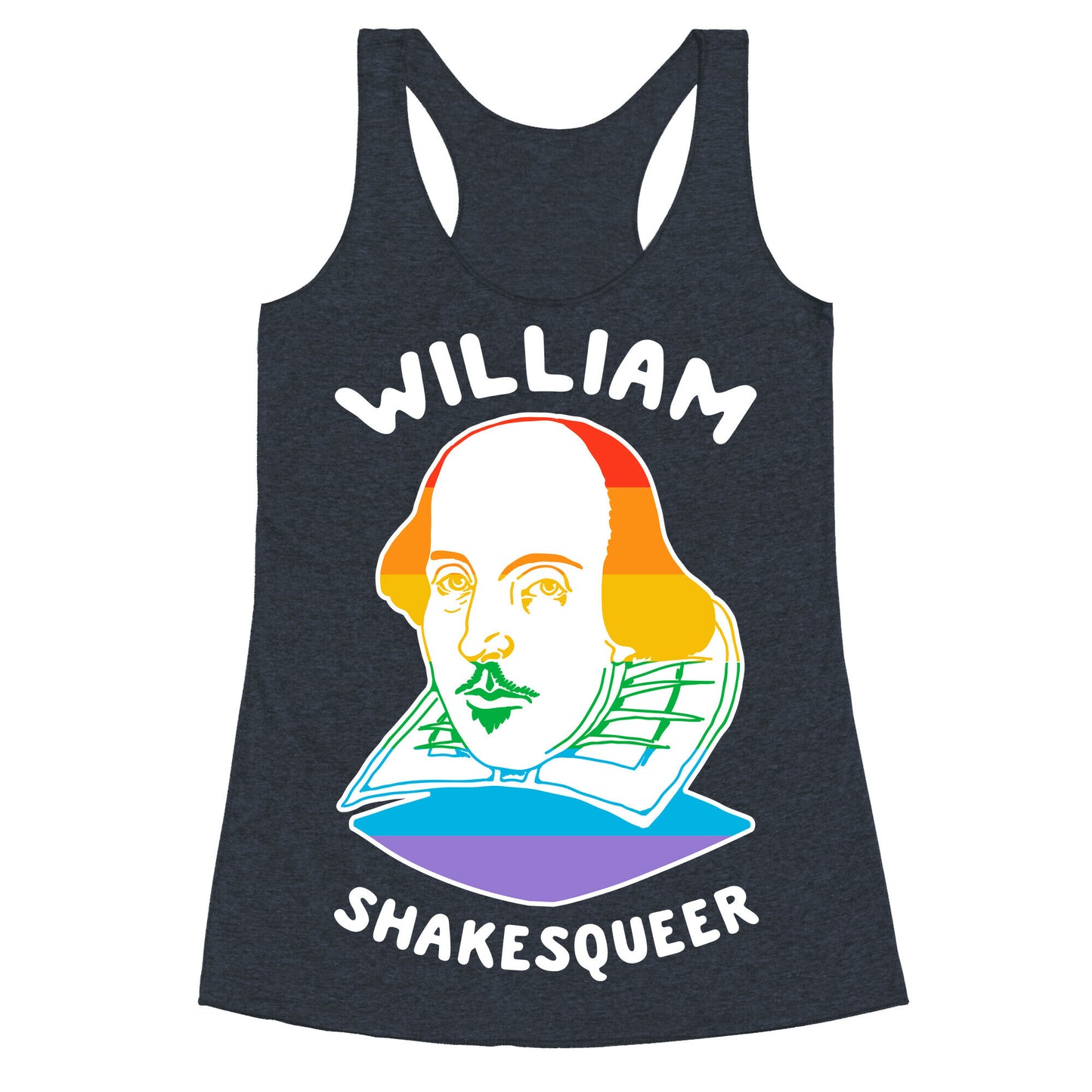 William ShakesQueer Racerback Tank