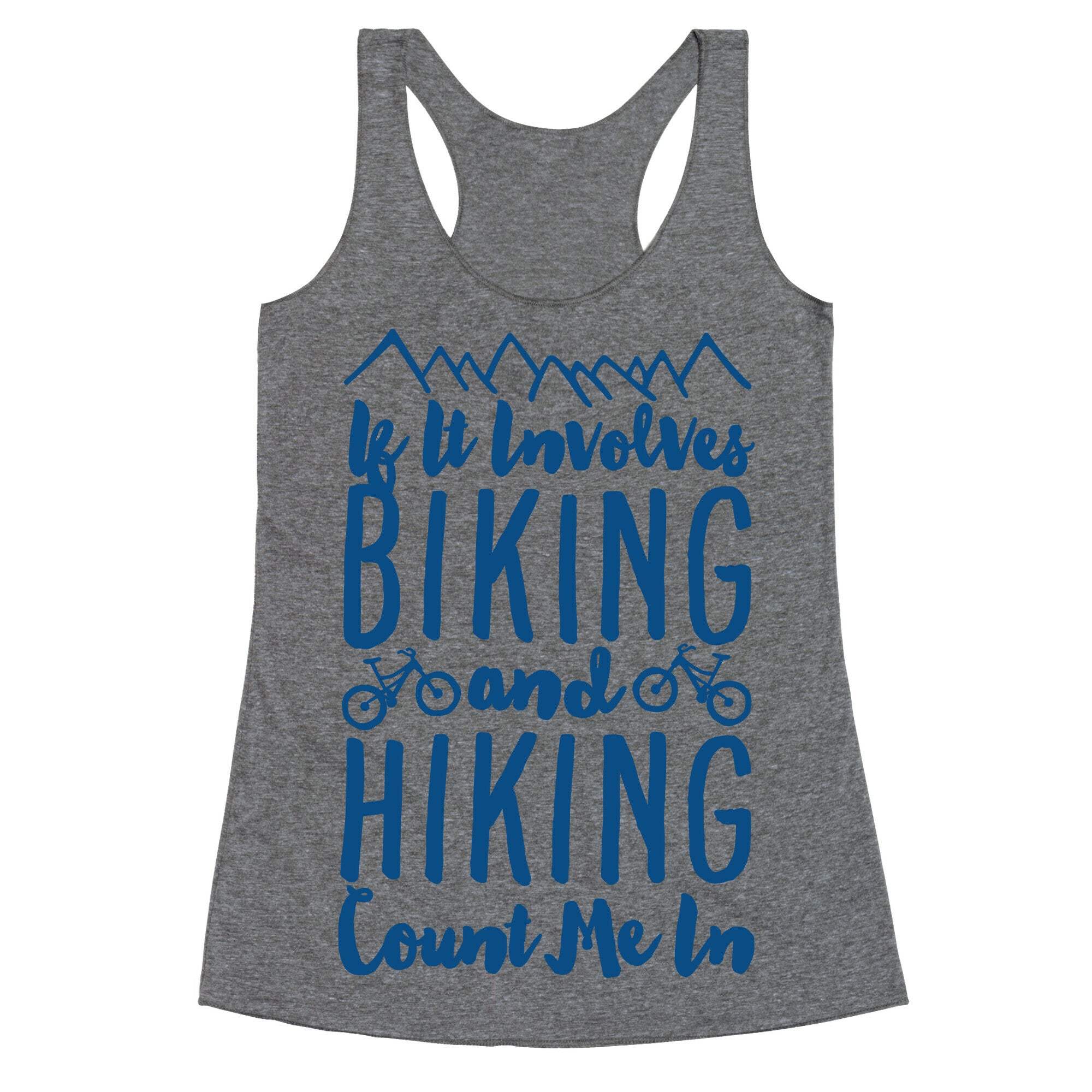 Biking and Hiking Racerback Tank