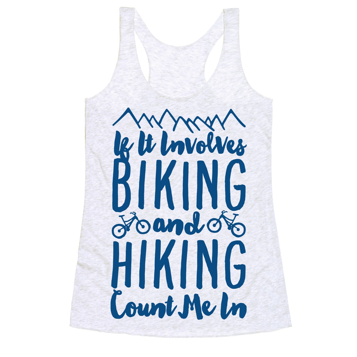 Biking and Hiking Racerback Tank