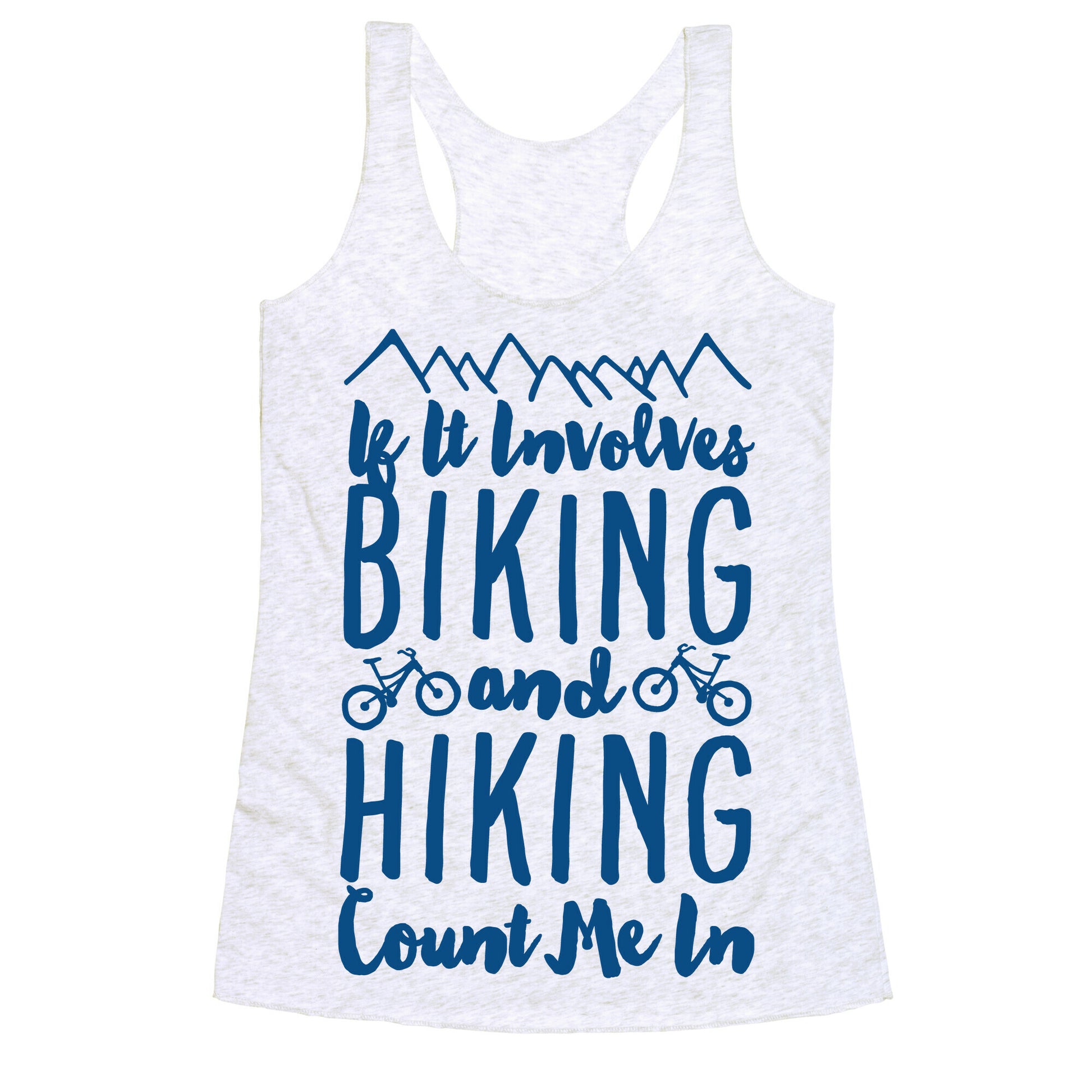 Biking and Hiking Racerback Tank