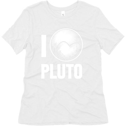 I Heart Pluto Women's Triblend Tee