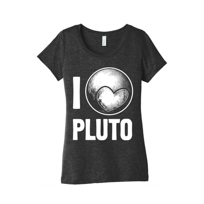 I Heart Pluto Women's Triblend Tee