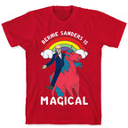 Bernie Sanders on a Magical Unicorn T-Shirt