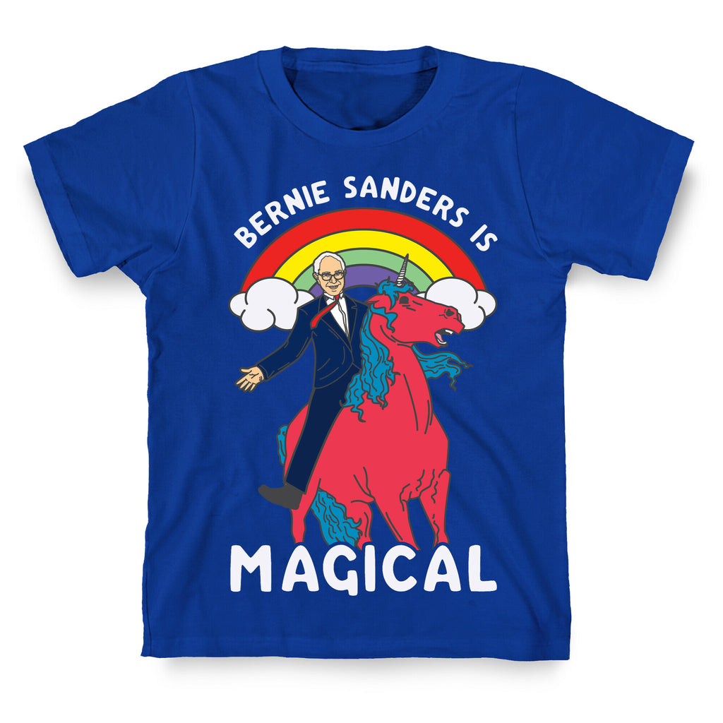 Bernie Sanders on a Magical Unicorn T-Shirt