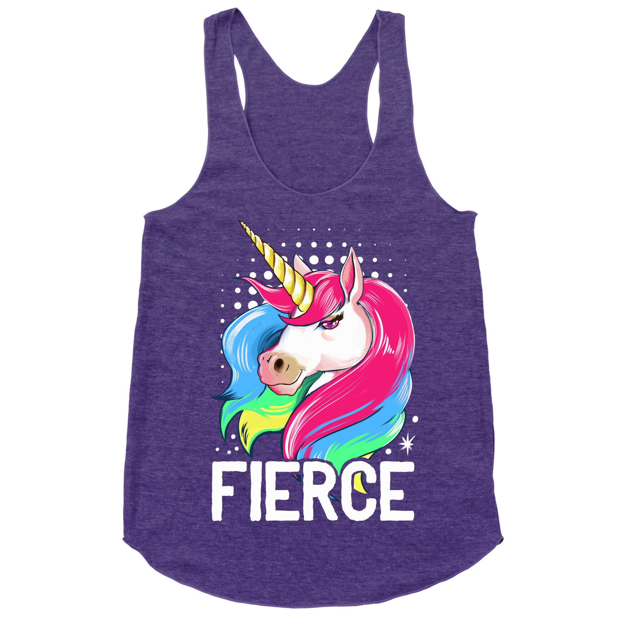 Fierce Unicorn Racerback Tank