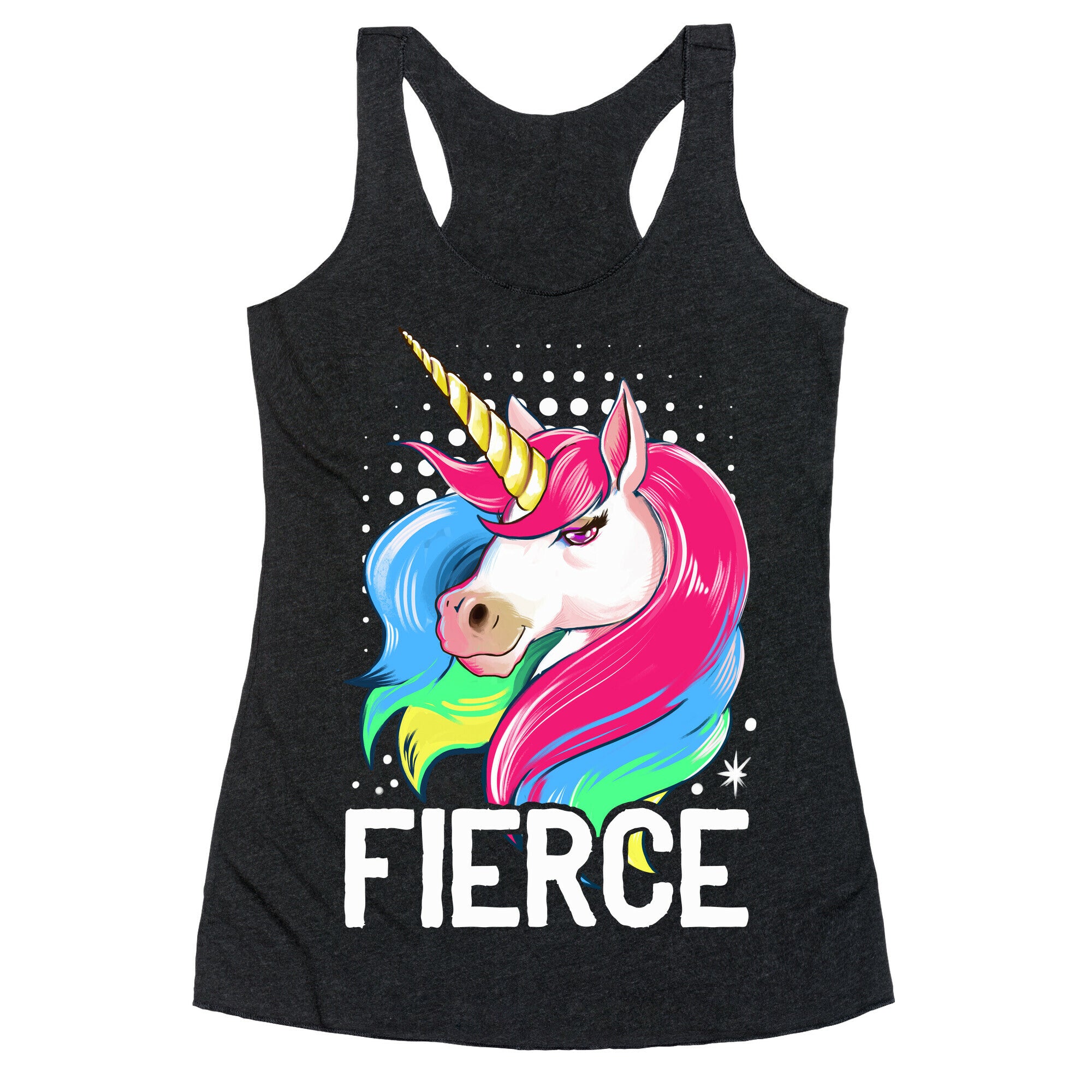 Fierce Unicorn Racerback Tank