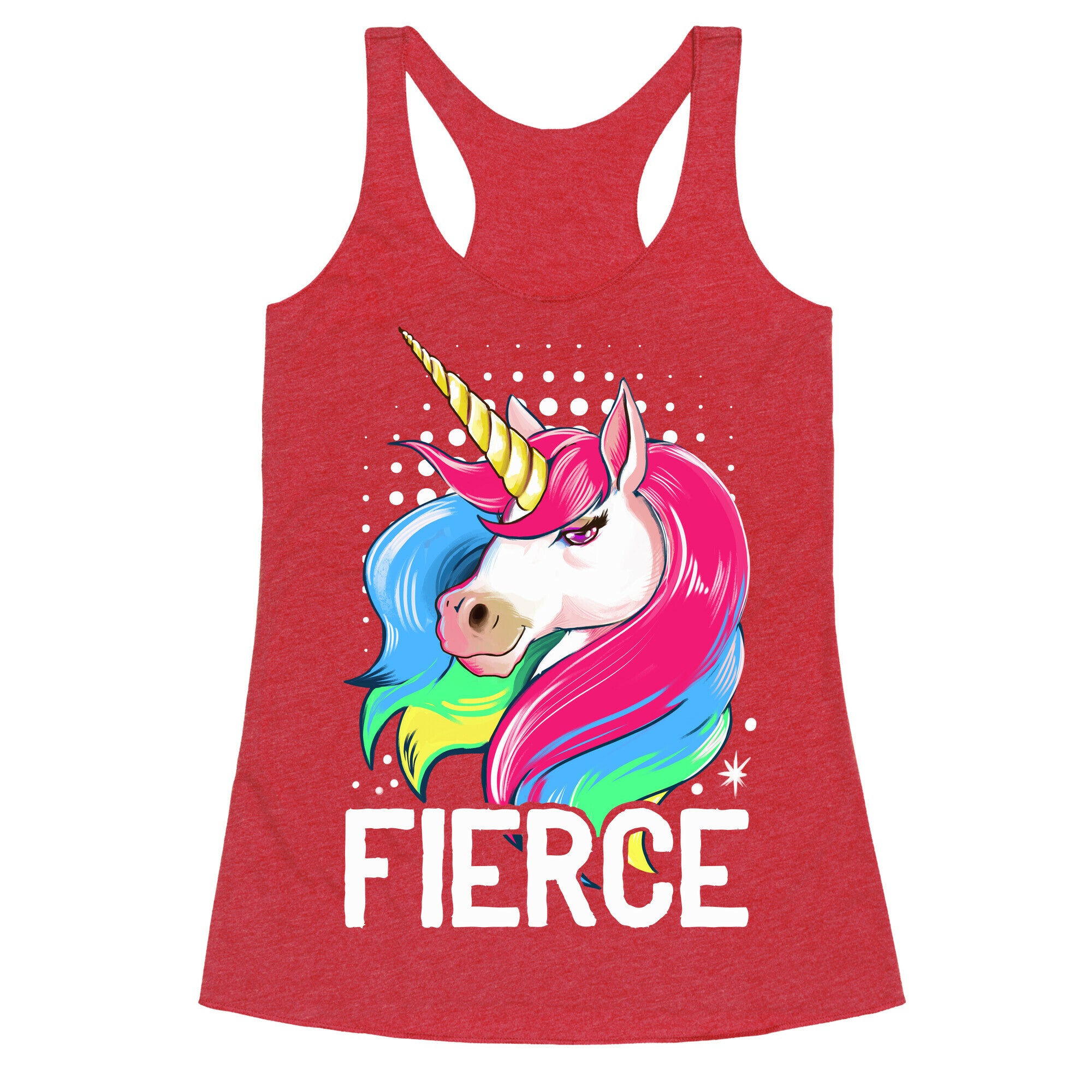 Fierce Unicorn Racerback Tank