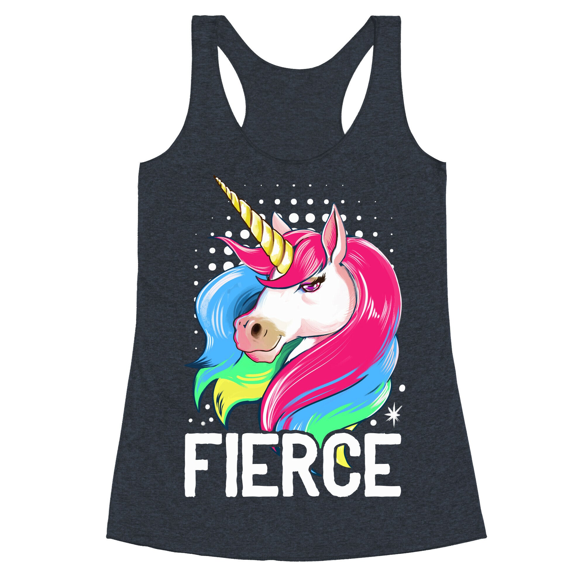 Fierce Unicorn Racerback Tank
